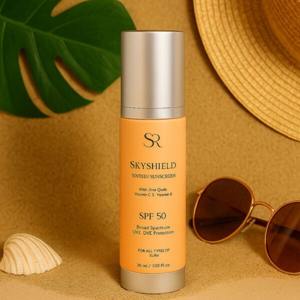 SR Skyshield Tinted Sunscreen SPF 50 – Broad Spectrum Protection